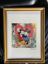 Mr. BRAINWASH Brain wash Mickey Mouse 38×28cm Signed