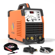 HITBOX 200AMP TIG AC DC Aluminum TIG Welding Machine ARC TIG Welder Pulse/Square