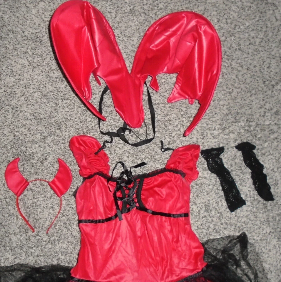 Muñeca Diablo Disfraz Halloween Niñas Adolescentes Talla 7-9 Foto 3 de 4