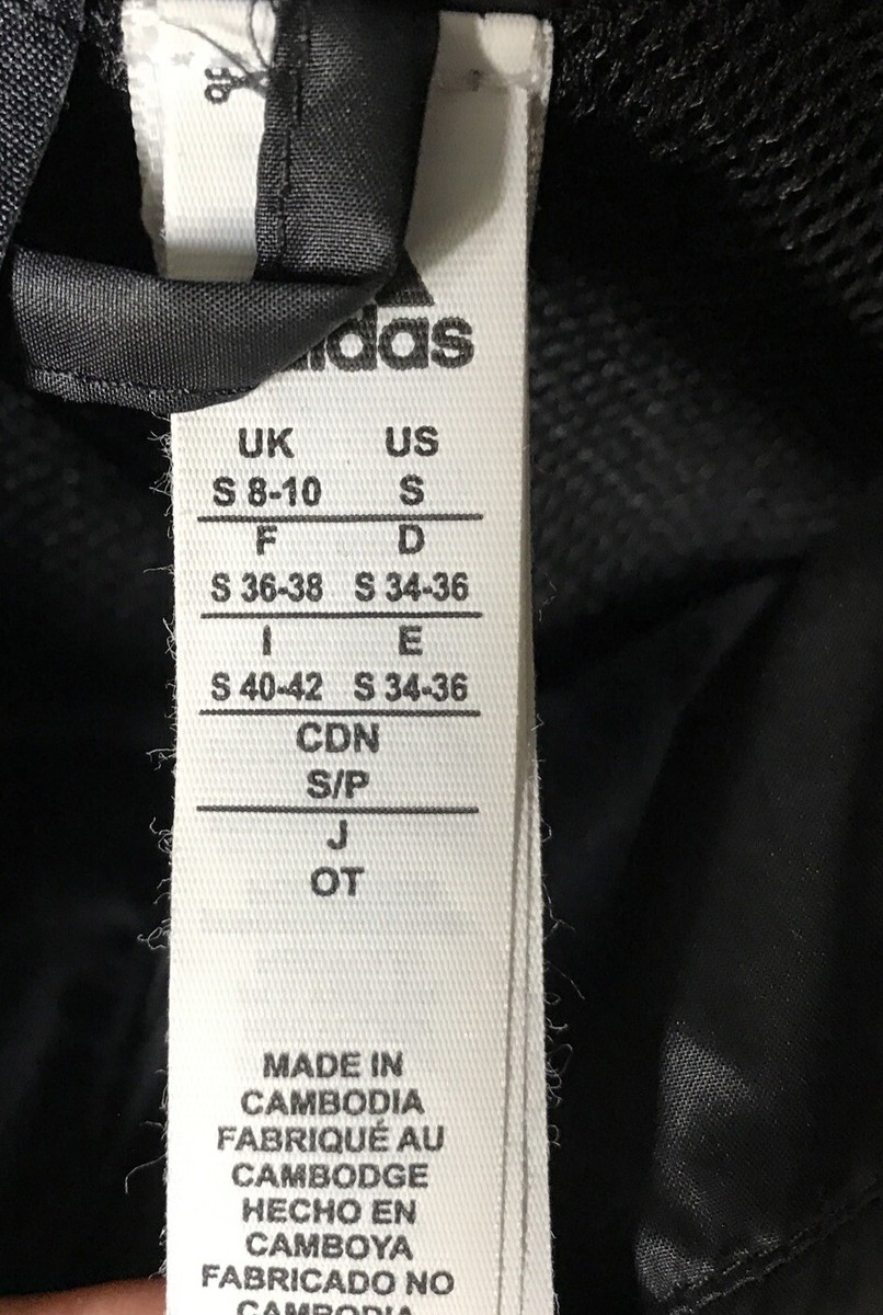 ADIDAS Linear Windbreaker Jacket Packable Hood Lightweight BR1096