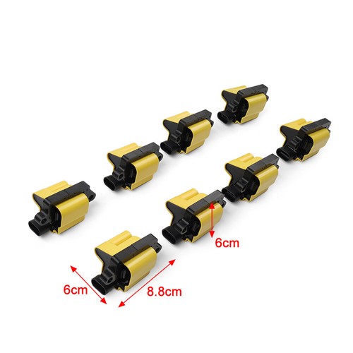 8PCS Square Ignition Coil Pack UF271 For Chevrolet Silverado For GMC Sierra 1500 - Picture 14 of 15