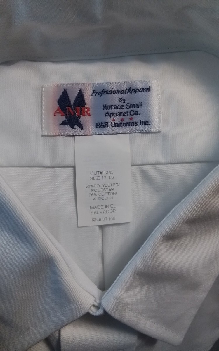 R&R Uniforms Mens Button Short Sleeve Shirt 17.5 R VTG NOS R&R Uniforms Mens Button Short Sleeve Shirt 17.5 R VTG NOS