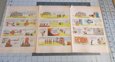 Lot of 3 Crock Rechin & Wilder Clipped Strips from Sunday comics 1982