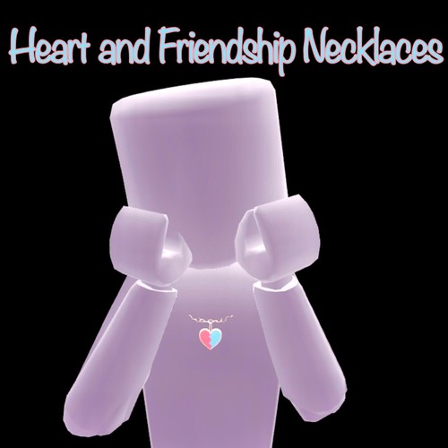 ROYALE HIGH ROBLOX HEART AND FRIENDSHIP NECKLACES eBay