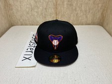 Arizona Dbacks x Phoenix Suns Hat Club OG Crossover Black Purple UV 2001 WS New