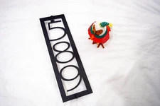 Personalized Home Address Sign 16.5"h x 5"w 3 digits Custom House Number Plaque