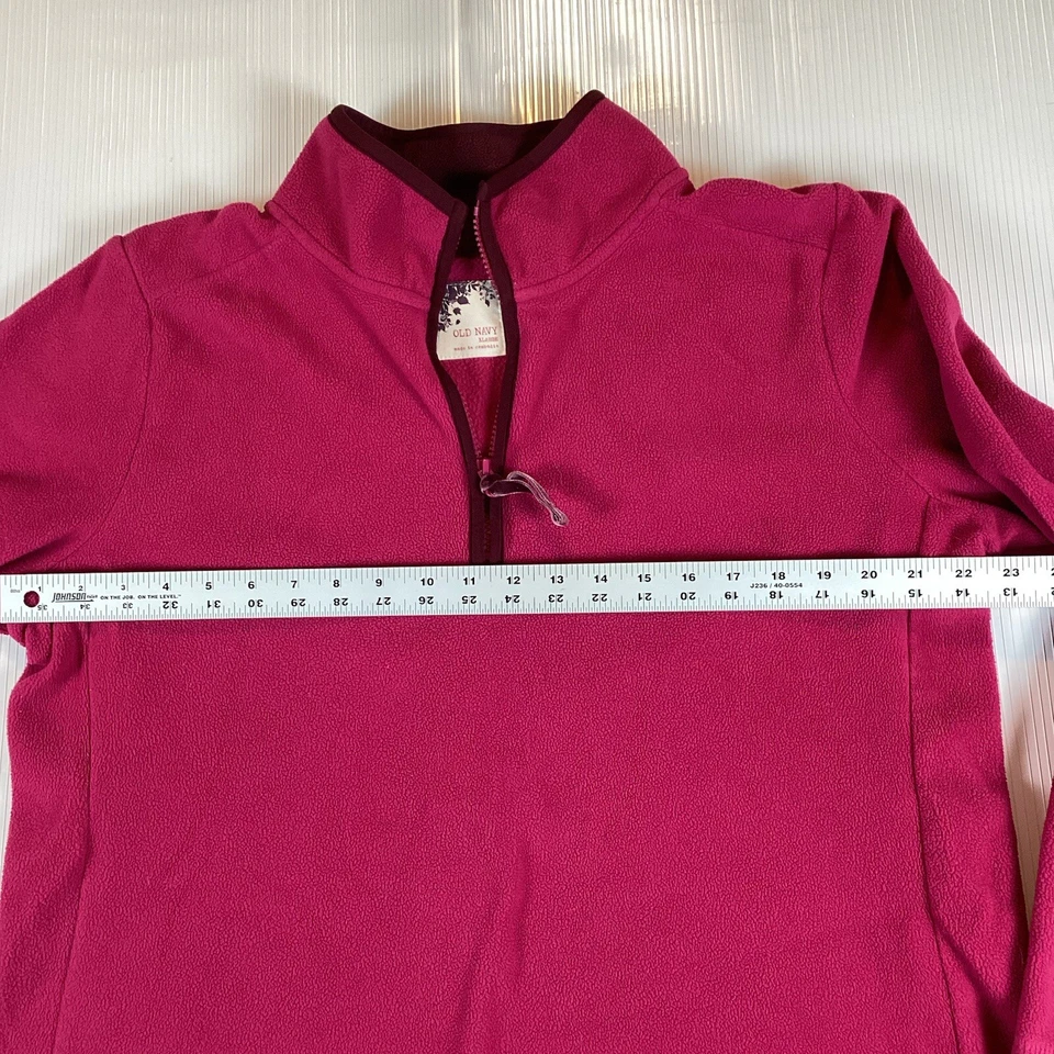 Jaqueta Feminina Old Navy Tamanho XL 1/4 Zíper Manga Longa Lã Casual Conforto Rosa - Imagem 4 de 4