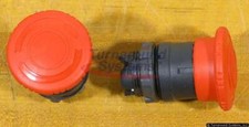 Schneider Telemecanique ZB5AS54 Red Push Button Operators, Twist To Release, NEW