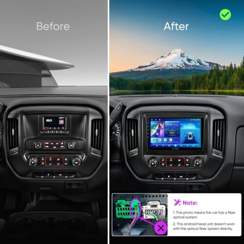 Android 13 For 2014-2018 Chevrolet Silverado GMC Sierra Car Radio Stereo 4+64G - Picture 2 of 9