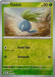 Oddish 001/197 Reverse Holo Common Obsidian Flames Pokemon