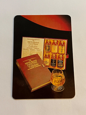 pocket calendar 1988 advertising scotch whisky whyte mackay book #1922