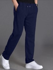 Men's Open Hem Tracksuits Jogging Bottoms  Fleece (S to 5XL  Gym Workout Joggers