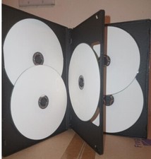 14mm Black DVD Case, Multi-Five Disc Capacity with Tray 50 units