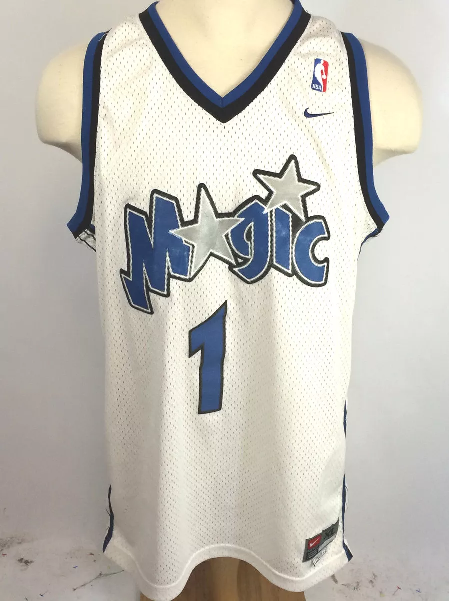 Vintage 90s NBA Nike Orlando Magic Tracy McGrady #1 Jersey sz XL +2 Length