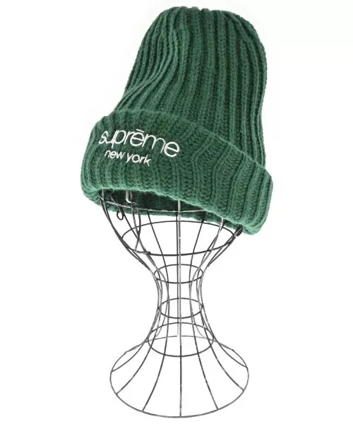 Casquette/bonnet tricot Supreme vert 22005369880083