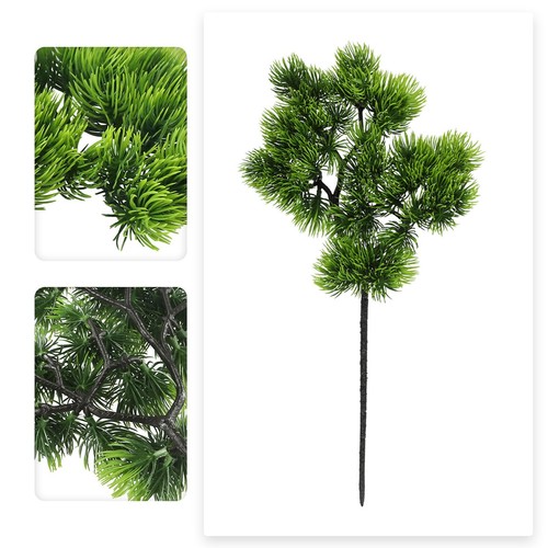 Artificial Plant Aquarium Fish Tank Rockery Bonsai Hotel Pine Tree Ornament Deco - Picture 23 of 24