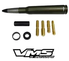 VMS RACING FOR JEEP 50 CAL CALIBER BULLET ALUMINUM SHORT ANTENNA BRONZE KIT