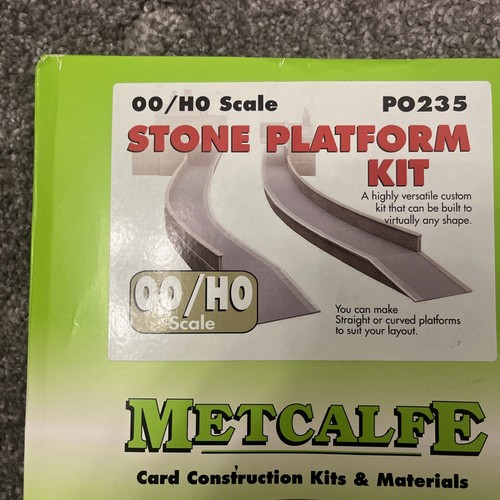 METCALFE CARD KITS PO235 OO GAUGE STONE PLATFORM KIT - Picture 3 of 5