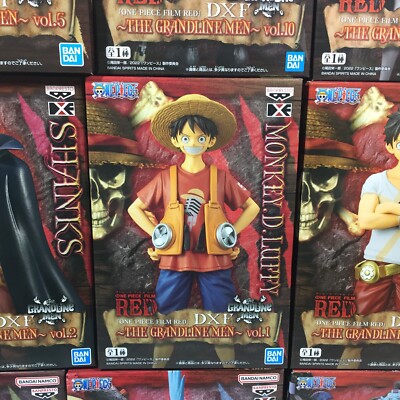 One Piece Figure DXF FILM RED Grandline Men Luffy Zoro Set of 16