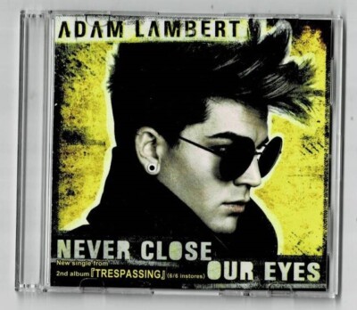 Adam Lambert - Never Close Our Eyes JAPAN CDr, Maxi-Single, Promo SDCI-81292