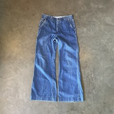 1970s Levis Big Bell Bottom Orange Tab Wide Leg Faded Hippie Disco