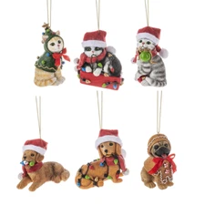 Feliz Naughty Pets Ornaments