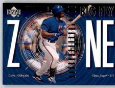 2001 Upper Deck Big Fly Zone Carlos Delgado Foil Insert MLB UD Blue Jays #9