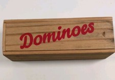 Dominoes Set in Wooden Box/Westminster brand/Professional Quality