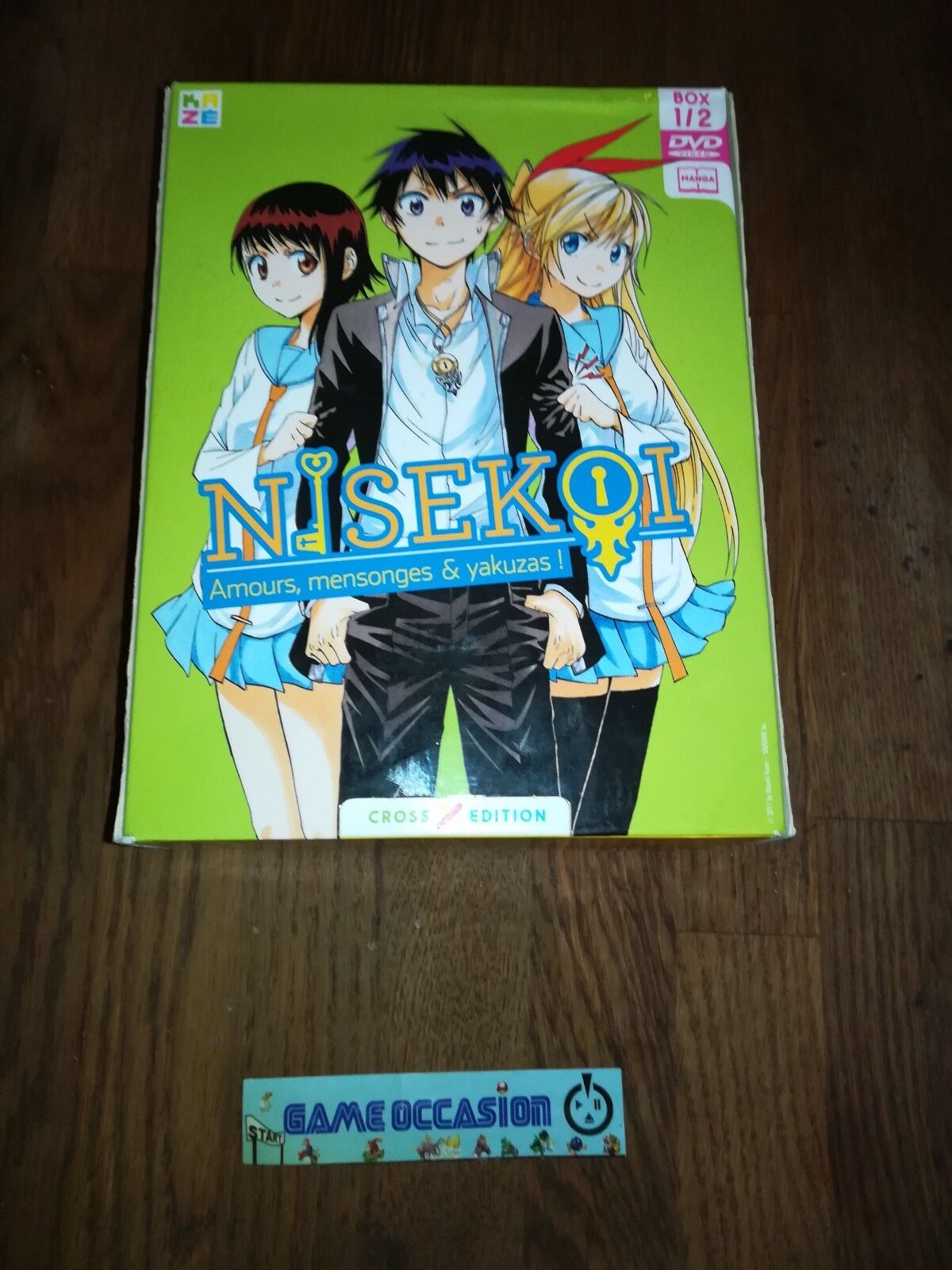 Box 4 Books + DVD Nisekoi Mangas VF Cross Edition Author 