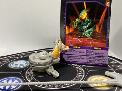 Bakugan Mechtanium Surge Haos Ziperator & Ability Card & Ripcord