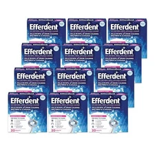 Efferdent Retainer Cleaning Tablets, Denture Cleaning Tablets for Dental