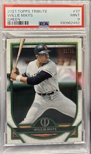 2021 Willie Mays Topps Tribute #37- Green /99 PSA 9 🔥⚾️