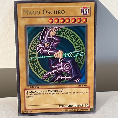 VTG Mago Oscuro (Dark Magician) Ultra Rare Holo Spanish BIY-S006