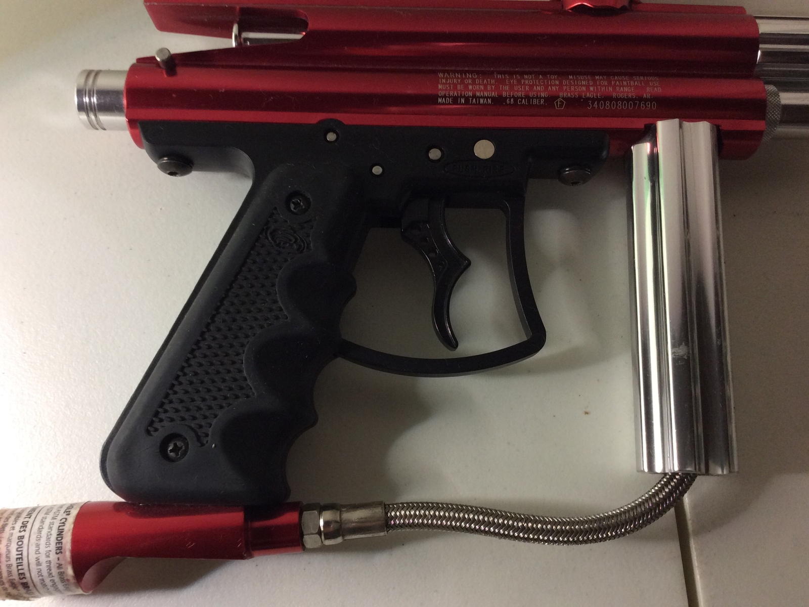Brass Eagle Avenger 3 Paintball Marker Gun Red RARE Hard to find eBay