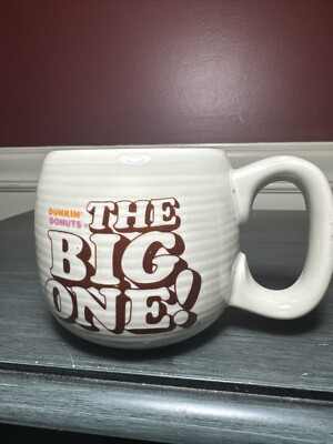 Dunkin Donuts ''The Big One'' Vintage Ceramic Coffee Mug Cup.  Combined Shipping