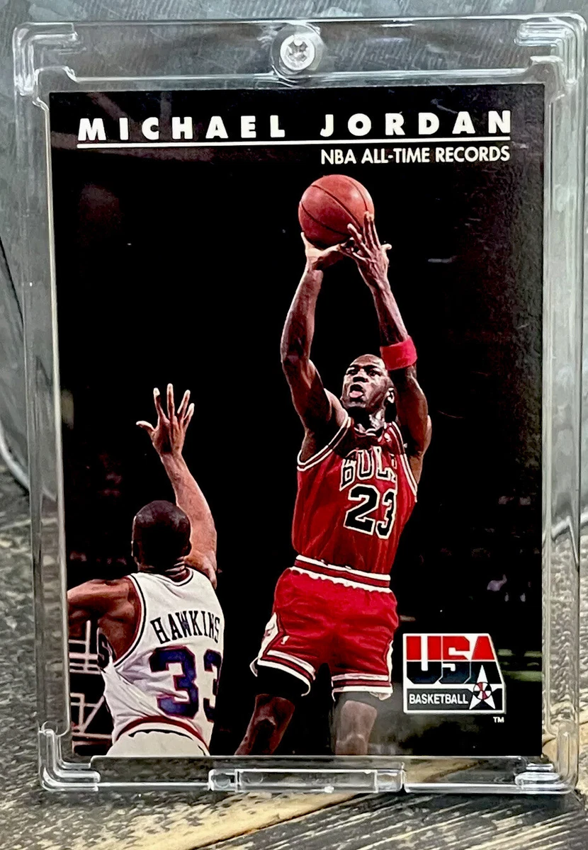 Michael Jordan Card AUTHENTIC 90's RARE USA BASKETBALL OLYMPIC