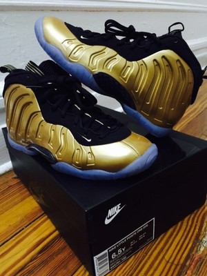 gold foamposite grade school