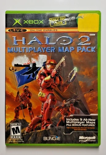 Halo 2 Multiplayer Map Pack XBOX Game Bungie Microsoft No Manual