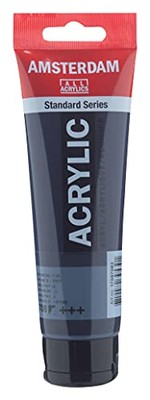 Amsterdam Acrylic Paint Payne's Grey 1oz High Lightfastness Fast Drying Quality