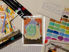 One Of a Kind ACEO Original Art Card - DuckyArts "The Showsnail" 2026 1 of 1 — photo 1