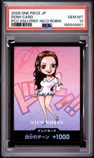 2026 ONE PIECE JAPANESE KUMAMOTO PREFECTURE NICO ROBIN DON!! CARD PSA 10