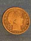 1895-P Barber Half Dollar 50c