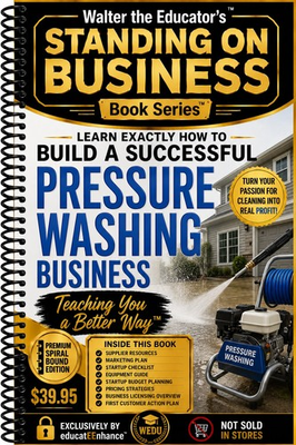 #ad Pressure Washing Business Guide Walter the Educator Spiral Bound Startup Book $39.97