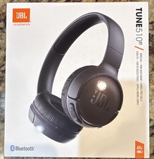 NEW- JBL Tune 510BT Wireless Bluetooth On-Ear Headphones w/ Mic, Foldable, Black