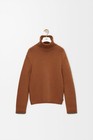 NWT Men’s 2025 Loewe Tan Brown Wool Oversized Sweater High Neck Large 42 $1200 — photo 1