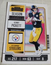 2023 Panini Contenders - Season Ticket Kenny Pickett #83 Pittsburgh Steelers