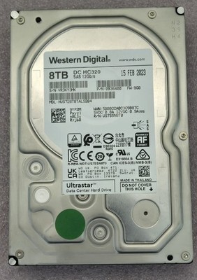 Western Digital Ultrastar DC HC320 8TB SATA 6Gb/s 3.5'' HDD 256MB RoHS