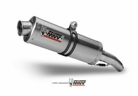 Doppelter Mivv Oval Classic Edelstahl Auspuff FüR Kawasaki Z1000.