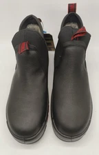 ROCKROOSTER Bakken Men's 6 inch Chelsea Boots, Black - Mens Size 11.5 W