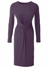 Shirtkleid Gr. 36/38 Beere Cocktailkleid Midi-Businesskleid Neu*